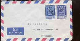 Lettre. Avril 1961. Vers Belgique. Mignon Format. Affaire 3,50 Et 6,50 - Katanga