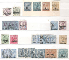 British Levant LOT Of Unchecked Stamps - British Levant