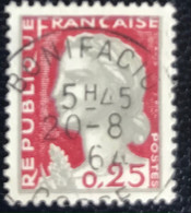 France - République Française - W1/14 - (°)used - 1960 - Michel 1316 - Marianne Type Decaris - Bonifacio - 1960 Marianne (Decaris)