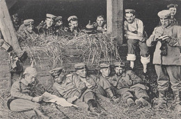 CARTE ALLEMANDE - GUERRE 14 -18 - REPOS APRÈS LA BATAILLE - Weltkrieg 1914-18