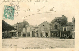 Monts Sur Guesnes * La Place Du Village * ANTIGNY Tailleur - Monts Sur Guesnes