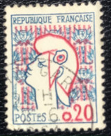 France - République Française - W1/14 - (°)used - 1961 - Michel 1335 - Marianne Type Cocteau - 1961 Marianni Di Cocteau