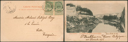 DESTINATION - N°56 X2 Sur CP Vue Expédiée De Verviers (1900) > Crête (Turquie) + Arrivée / Bonne Destinat° - Poste Rurale