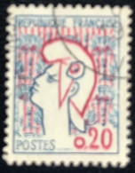 France - République Française - W1/14 - (°)used - 1961 - Michel 1335 - Marianne Type Cocteau - Variatie - 1961 Maríanne De Cocteau