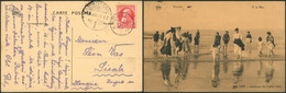 DESTINATION - N°74 Sur CP Vue Expédiée De Knokke (1910) > Sisale (Hongrie) + Arrivée - Landelijks Post