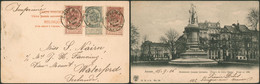 DESTINATION - N°53 Et 55 X2 Sur CP Vue Expédiée De Anvers / Départ (1905) > Waterford (Irelande) - Landelijks Post