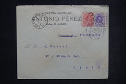 ESPAGNE - Enveloppe Commerciale De Madrid Pour La France En 1912 - L 102557 - Lettres & Documents