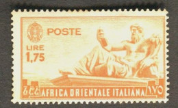 AFRICA ORIENTALE ITALIANA 1938 SOGGETTI VARI P.O. 1,75  ** MNH - Italiaans Oost-Afrika