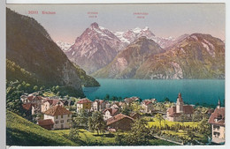 (7957) AK Sisikon, Panorama, Urnersee, Gitschen, Uri Rotstock, Vor 1945 - Sisikon