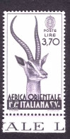 AFRICA ORIENTALE ITALIANA 1938 SOGGETTI VARI P.O. 3,70  ** MNH - Africa Orientale Italiana