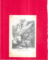 BISKRA - ALGERIE - CPA DOS SIMPLE - Intérieur De L'Oasis - BARAT/ENCH - - Biskra