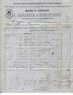 33.BORDEAUX.AMIDON RECKITT.SULFATE DE FER.MAISON DE DROGUERIE.E.BARANDON & ERNEST SAYE 49 & 51 RUE SAINT JAMES. - Perfumería & Droguería