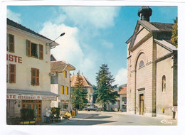 CPSM.  15 X 10,5  -  FRANGY  -  Place De L'Eglise - Frangy