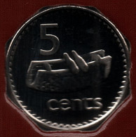 FIDJI 5 CENTS 2006 KM# 51a QEII  Tambour - Fidschi