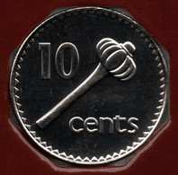 FIDJI 10 CENTS 1999 KM# 52a QEII - Fidji