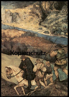 ÄLTERE KÜNSTLER POSTKARTE PIETER BRUEGEL HEIMKEHR DER HERDE KUNSTHISTORISCHES MUSEUM WIEN Postcard Cpa Ansichtskarte AK - Museums