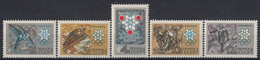 USSR 3393-3397,unused - Winter 1968: Grenoble