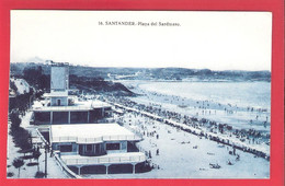 SPAIN ESPANA 16. SANTANDER PLAYA DEL SARDINERO MORE SANTANDER & SPAIN FOR SALE - Cantabria (Santander)