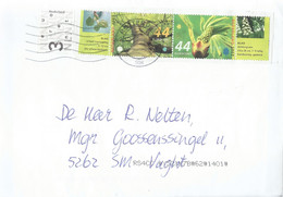 Nederland Brief Met NVPHno.2493-2494 Samenhangend Afgestempeld In Rotterdam (2795) - Cartas