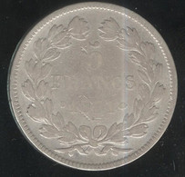 5 Francs France 1831 D  Tranche En Creux - TB+ - Andere & Zonder Classificatie