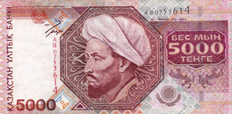 Kazakhstan 5000 Tenge 2001 VF P-24 "free Shipping Via Registered Air Mail" - Kazakhstán