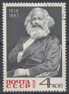 USSR 3487,used - Karl Marx