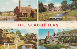 Unused  Postcard, Gloucestershire, The Slaughters Multiview - Cheltenham