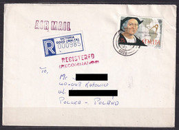 MALTA/Gozo. 1992/Victoria, Registered Letter,envelope/europa Single Franking. - Malta