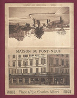 270721A - HORAIRE CHEMIN DE FER 1890 91 - 06 NICE Offert Par La Maison Du Pont Neuf - Train Promenade Des Anglais - Ferrovie – Stazione