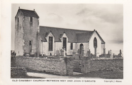 Postcard Old Canisbay Church Between Mey And John O'Groats RP By Adams My Ref B14450 - Caithness