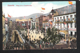 SPAIN ESPANA TENERIFE Plaza De La Constitucion DOS DIVISE MORE TENERIFE & SPAIN LISTED - Tenerife