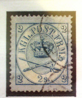 DINAMARCA - IVERT Nº 11 REIMPRESION SIN FILIGRANA  MAS EL Nº 13 - USADOS - VER 2 FOTOS - ...-1851 Prephilately