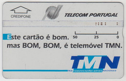 PORTUGAL - TMN-TELEC. MÓVEIS NACIONAIS, Telecom Portugal 50 U, CN:306B,Tirage 100.000, 06/93,used - Portugal