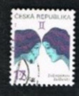 REP. CECA (CZECH REPUBLIC) - SG 216 -  2002 ZODIAC: GEMINI  -   USED - Sonstige & Ohne Zuordnung