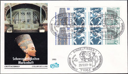 DEUTSCHLAND 1993 Mi-Nr. HBL 33 Aus MH 29 FDC - 1991-2000