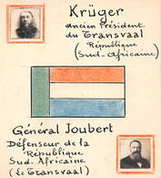 AFRIQUE-du-SUD - TRANSVAAL - Carton Fait à La Main Avec Les Photos De "KRÜGER" Et Du Général "JOUBERT" - Voir Descriptio - Afrique Du Sud