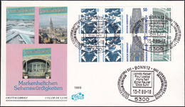 DEUTSCHLAND 1989 Mi-Nr. HBL 30 Aus MH 25 FDC - 1981-1990