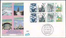 DEUTSCHLAND 1989 Mi-Nr. HBL 31 Aus MH 26 FDC - 1981-1990