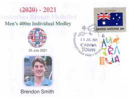 (VV 17 A) 2020 Tokyo Summer Olympic Games - Bronze Medal - 25-7-2021 - Men's 400m Individual Medley - Brendon Smith - Zomer 2020: Tokio