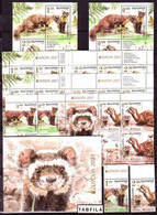 BULGARIA - 2021 - Europa-CEPT - Animaux Protégés - 2v + Bl + 2 PF + Book + Comp. Missing Valu. 00 - Unused Stamps