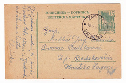 Entier Postal 1963 Zagreb Croatie Croatia Yougoslavie  Југославија Загреб Хорватия - Lettres & Documents