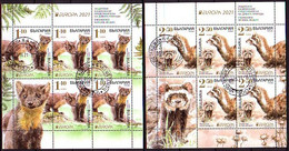 BULGARIA - 2021 - Europa-CEPT - Animaux Protégés - PF -  Canceled - Used Stamps