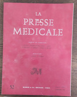 La Presse Médicale_Tome 77_n°52_décembre 1969_Masson Et Cie - Medizin & Gesundheit