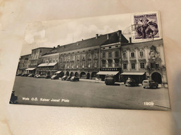 Austria Österreich Wels Oberösterreich Jagereder Hotel Parzer Kaiser Josef Car Shop 13749 Postkarte Post Card POSTCARD - Wels