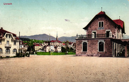 Uznach, Bahnhof Und Teilansicht, 1913 - Uznach