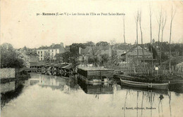 Rennes * Les Bords De L'ille Au Pont St Martin * Lavoir - Rennes