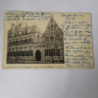 Anvers - Antwerpen / Rue De L'Hopital - Administration Des Hospices Cecile 1909 Vlekkig - Antwerpen