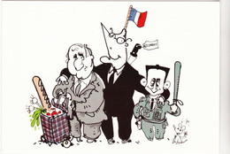 PLANTU Ed Musée Paris N°881  - France Baguette Express 2002 Chirac Sarkozy  - CPM  10.5x15 TBE 2003  Neuve - Plantu