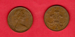 UK , 1977 , 2newPence,   Bronze, KM916, C2302 - 2 Pence & 2 New Pence