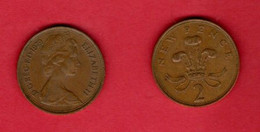 UK , 1979 , 2newPence,   Bronze, KM916, C2304 - 2 Pence & 2 New Pence